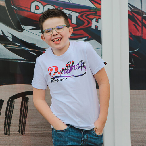 DriftShop Vintage T-Shirt - White - Child